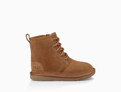 UGG Harkley Boots for Big Kids - Chestnut/Brown India
